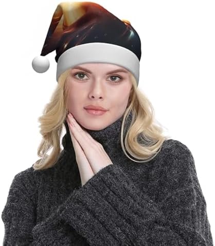QINZHENG Fun Easter Rabbit Santa Hat for Women