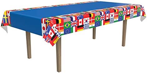 Beistle International Flag Plastic Table Cover