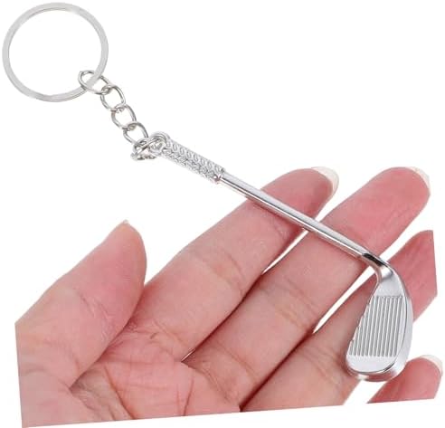 Healifty 6pc Golf Keychain Set Realistic Keyrings