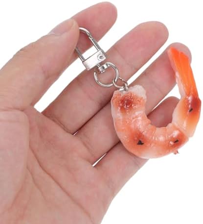 STOBAZA Shrimp Key Ring Car Key Charm