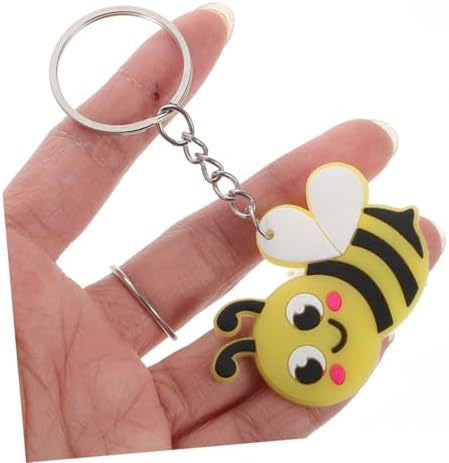 Cabilock 20pcs Cute Bee Keychain Pendant for Backpacks and Party Favors