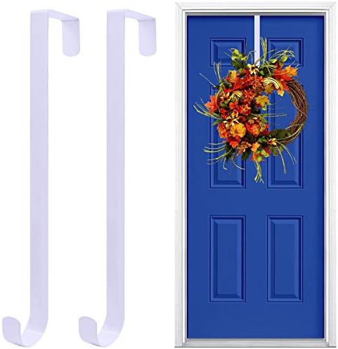 HiGift 2 Pack White Wreath Hanger Hooks