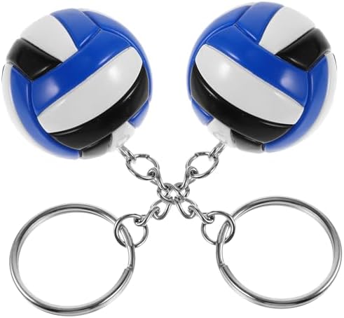 Garneck 2pcs Volleyball Keychains for Backpacks Bag Pendant