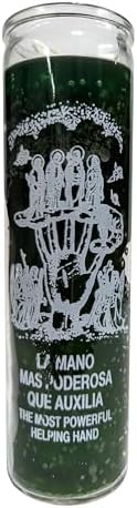 Most Powerful Helping Hand Green Pillar Candle