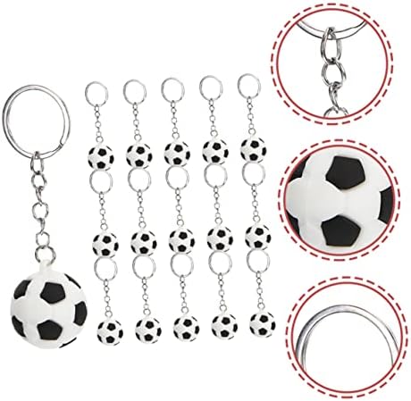 LIFKOME 16Pcs Soccer Keychains for Boys Sports Party Favors