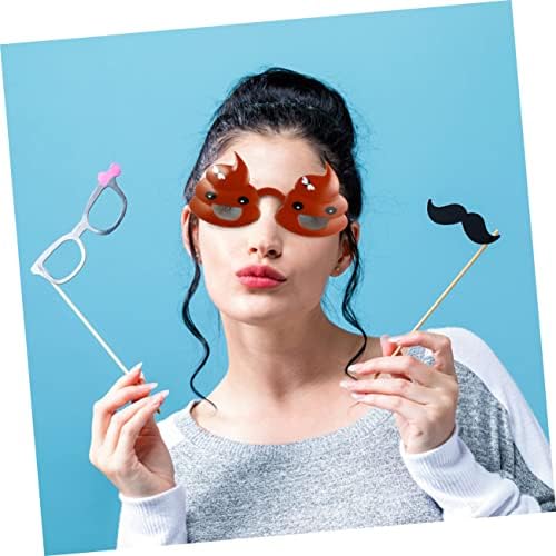 TOYANDONA Funny Poo Shape Glasses for Party