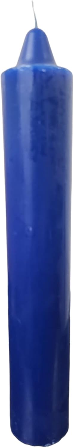 INDIO 9 Inch Jumbo Pillar Candle Blue