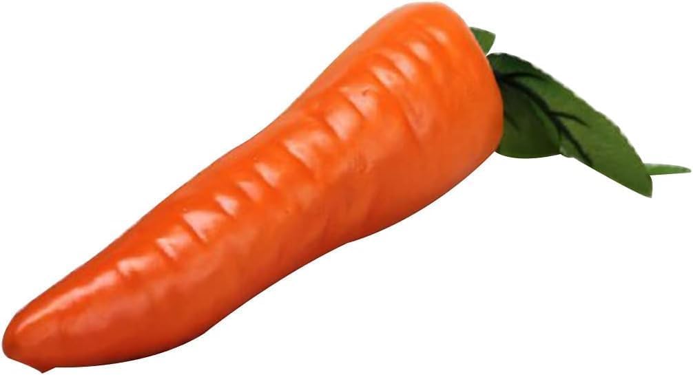 1Pc Orange Artificial Carrot Home Decor