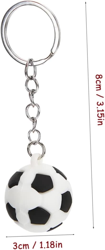 LIFKOME 16Pcs Soccer Keychains for Boys Sports Party Favors