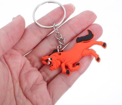 Alipis Cartoon Horse Keychain for Boys Birthday Party Favors