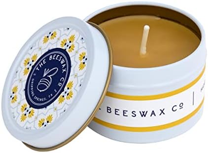 The Beeswax Co Southwest Travel Candle Tin - Natural Honey Scented 4oz