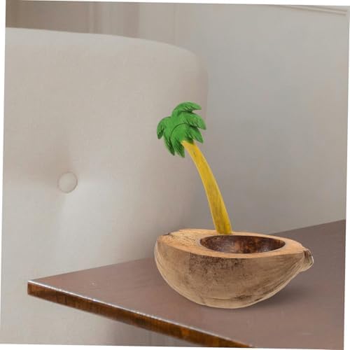 Coconut Shell Candle Holder for Taper and Pillar Candles