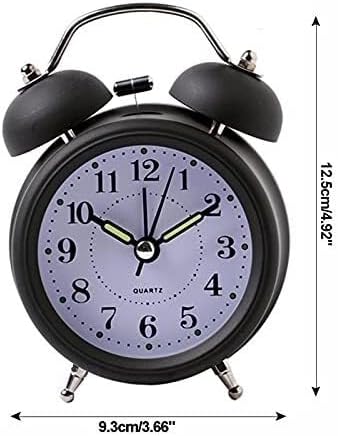 Loud Retro Double Bell Alarm Clock with Backlight