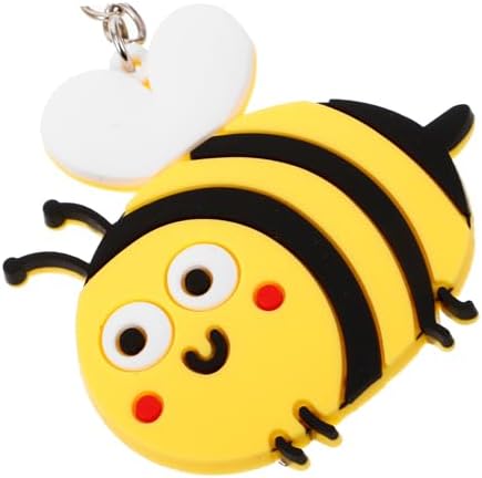10pcs Cute Cartoon Bee Keychain for Bags and Backpacks