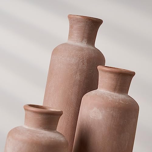 LUKA Ceramic Vase Set of 3 for Home Decor