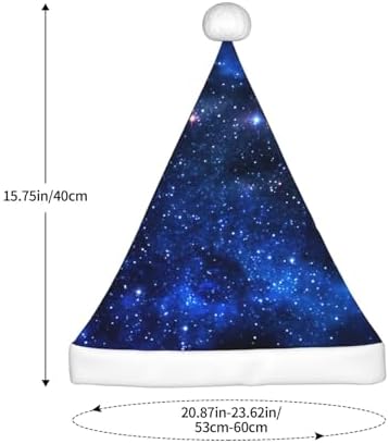 Personalized Santa Hat with Galaxy Night Print