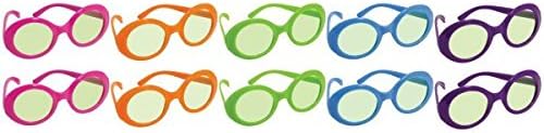 Groovy 70s Disco Party Glasses Pack of 10