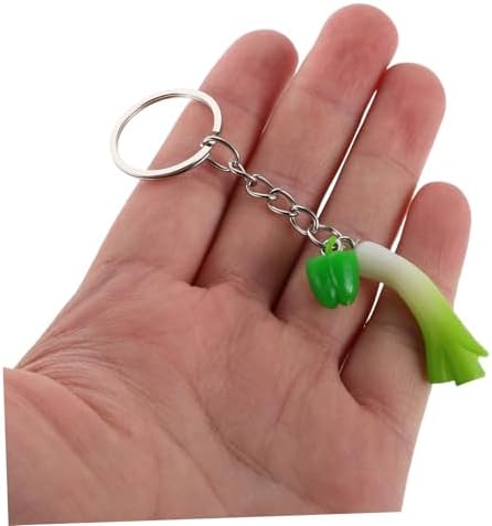 PRETYZOOM 3pcs Realistic Vegetable Keychain Set