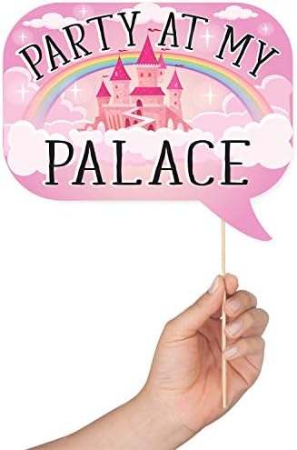 Princess Photo Booth Props - 41-Piece Fun Kit