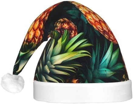 QINZHENG LED Pineapple Santa Christmas Hat for Adults