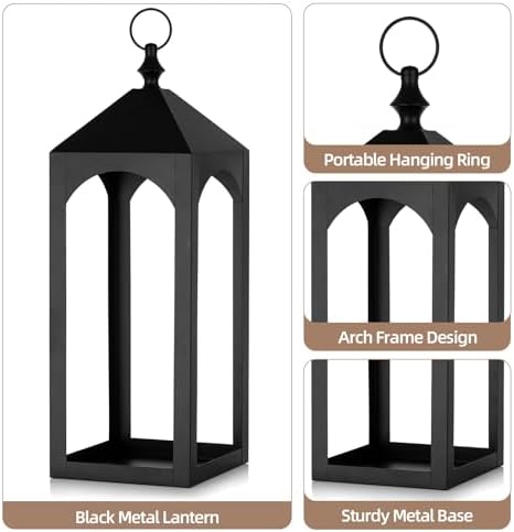 Staymoment Decorative Candle Lanterns Set of 2