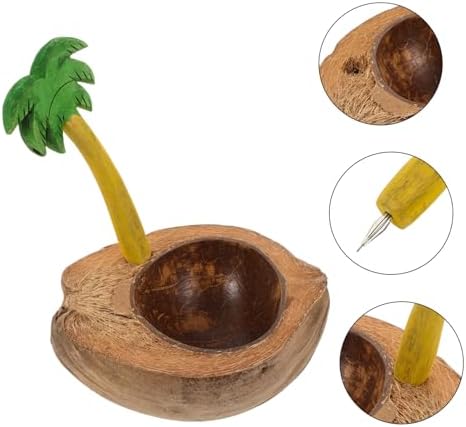 Coconut Shell Candle Holder for Taper and Pillar Candles