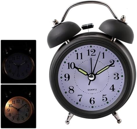 Loud Retro Double Bell Alarm Clock with Backlight