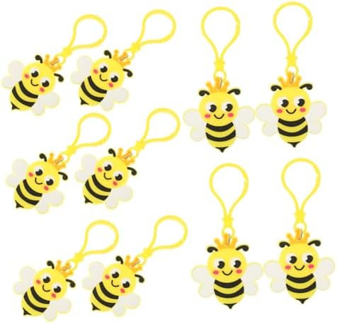 Cute Cartoon Bee Keychain for Party Favors