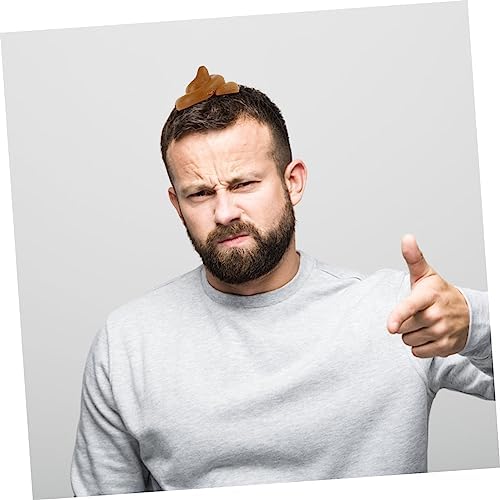 3pcs Funny Poop Hat for All Ages Prank Party Prop