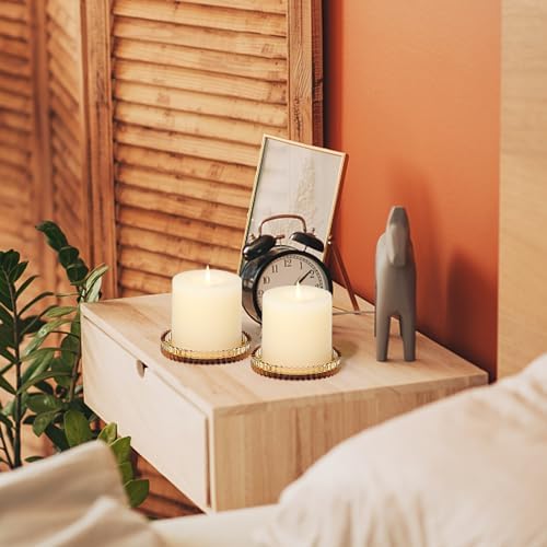 Vixdonos Gear Shaped Candle Holder Set Pack 2