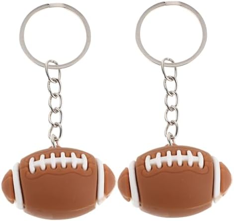 2PCS Mini Sports Balls Football Keychain for Boys
