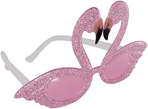 Beistle Glittered Flamingo Fanci-Frames 2 Pack Pink Black