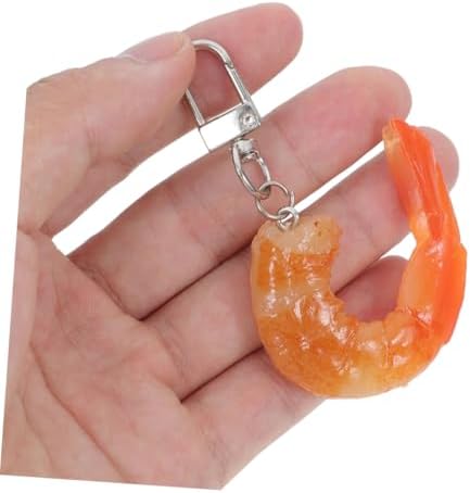 Ciieeo 5Pcs Cute Crawfish Keychain Party Favors