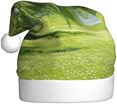 QINZHENG Personalized Santa Hat with Willow Tree Print