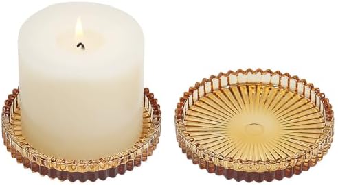 Vixdonos Gear Shaped Candle Holder Set Pack 2