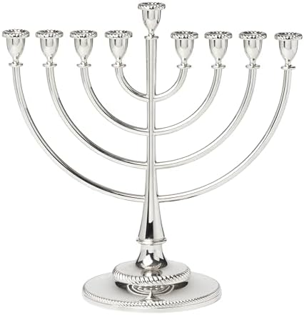 Reed And Barton 896613 Roseland Silver Menorah 1