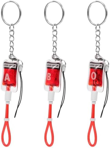 Luxshiny Halloween Blood Bag Keychain Pendant
