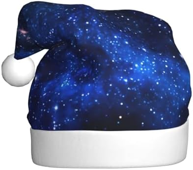 Personalized Santa Hat with Galaxy Night Print
