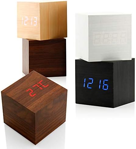 Gearonic Digital Alarm Clock with USB LED Light and Charger