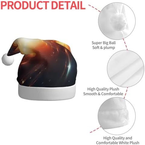 QINZHENG Fun Easter Rabbit Santa Hat for Women