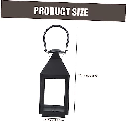 Nordic Iron Candle Lantern for Christmas Decor