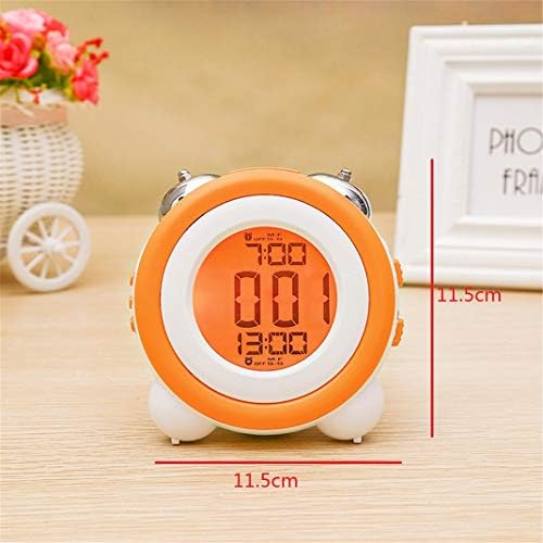 Gerrit Mechanical Double Bell Alarm Clock with LCD Display