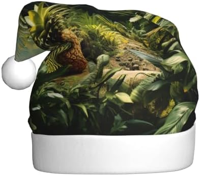 QINZHENG Pineapple Green Santa Hat Personalized Christmas Gift for Women