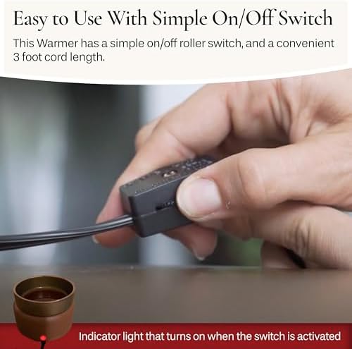 Candle Warmers Etc 2-in-1 Candle and Fragrance Warmer