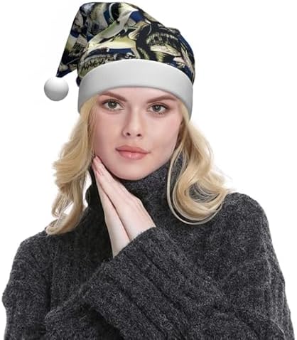 QinZheng Personalized Santa Hat with Fish Print