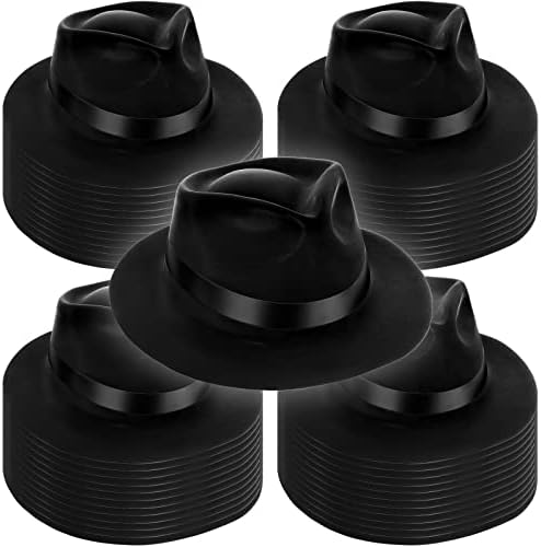 Xtinmee 48 Pack Gangster Hats for Men 1920s Style