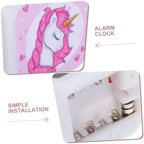 Unomor Unicorn LED Digital Alarm Clock with Brightness Control