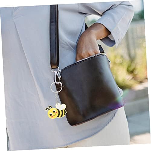 72 Pcs Cartoon Bee Metal Keychains Party Favors