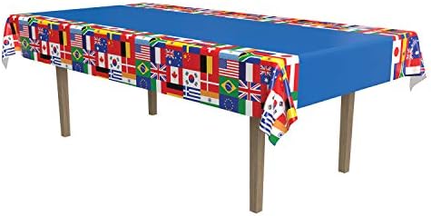 Beistle International Flag Plastic Table Cover