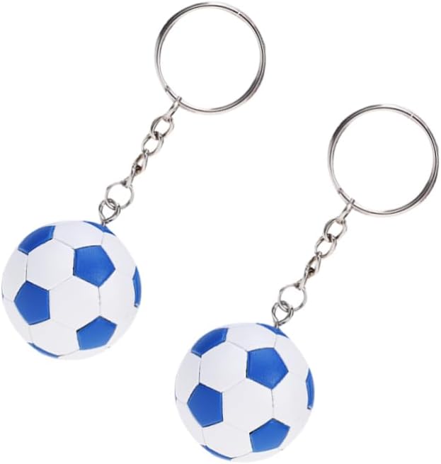 STOBAZA 4pcs Soccer Keychains for Boys Girls Party Favors
